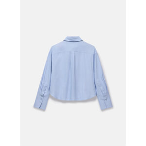 Mint Velvet Blue Cropped Utility Shirt